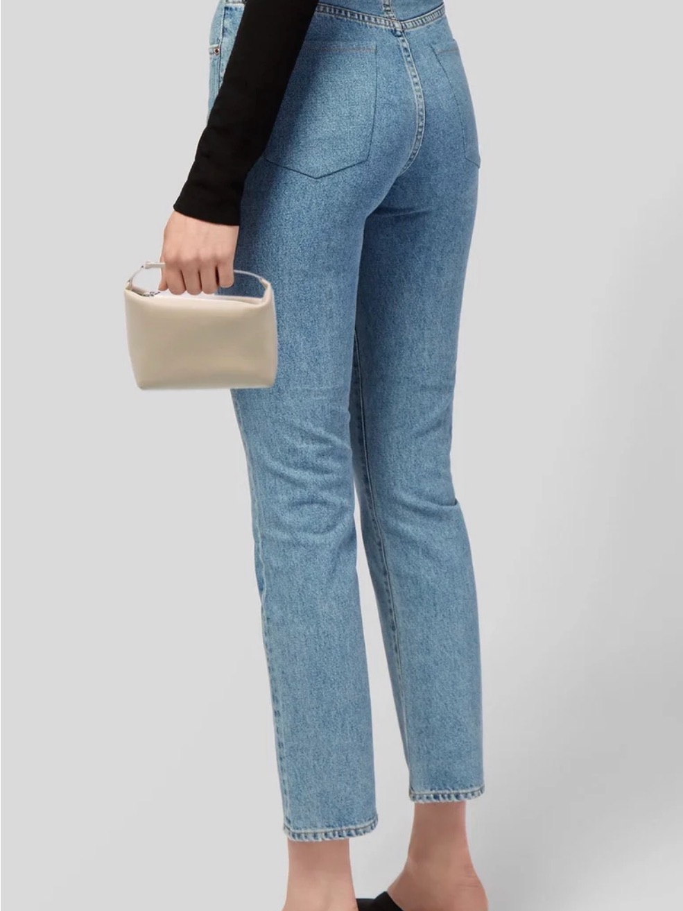Eera Mini Top Handle Nylon Moon Cream Bag — image 8 of 8
